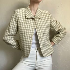 Pastel green vintage blazer